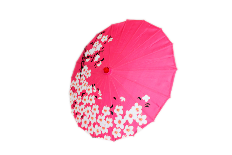 Medium Cherry Blossom Parasol - Pink